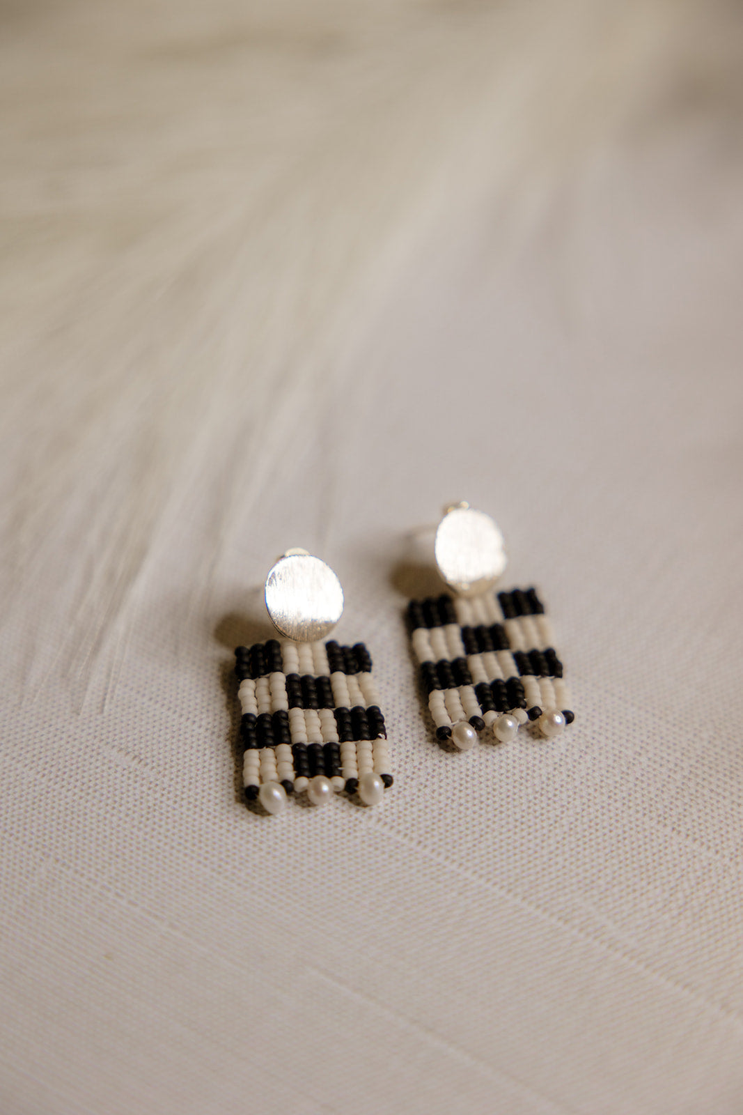 Bohemian Wedding- Beaded Earrings No.26