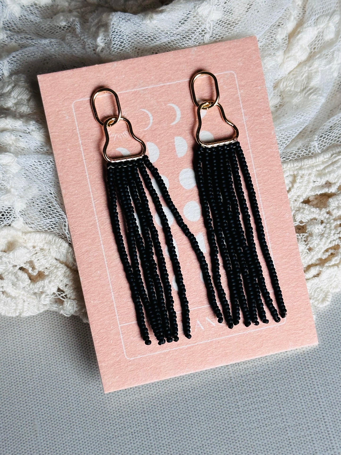 Everyday no.2 beaded fringe