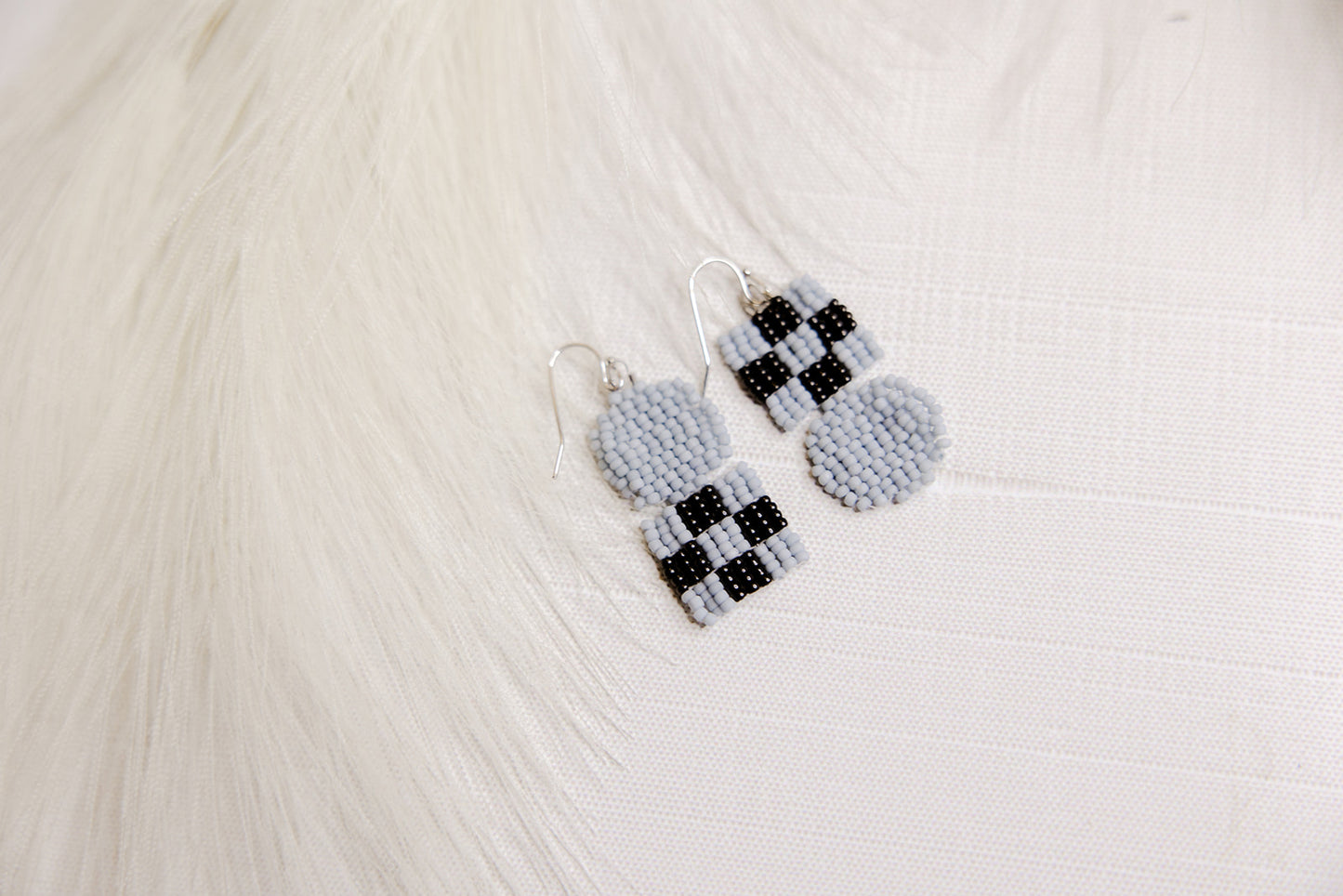 Bohemian Wedding- Beaded Earrings No.9