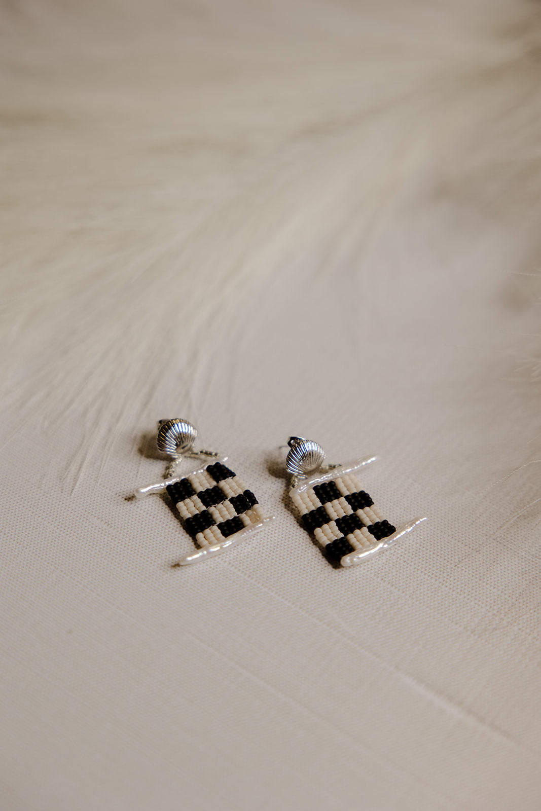 Bohemian Wedding- Beaded Earrings No.27