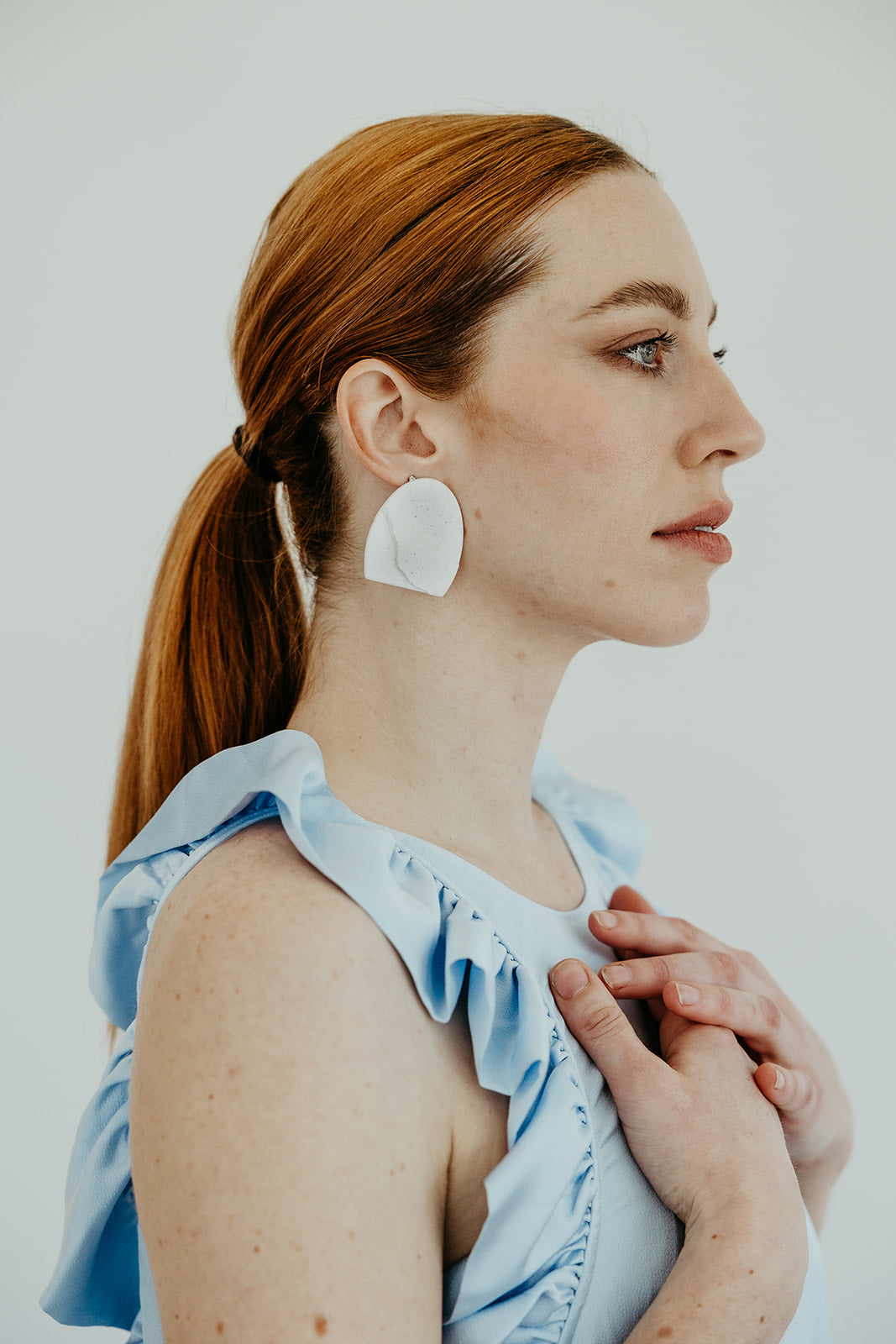 Bohemian Wedding- Clay Earrings No. 4