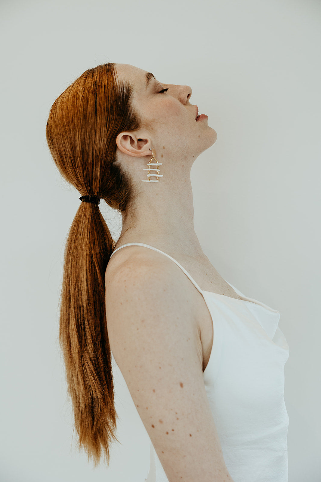 Bohemian Wedding- Beaded Earrings No.25