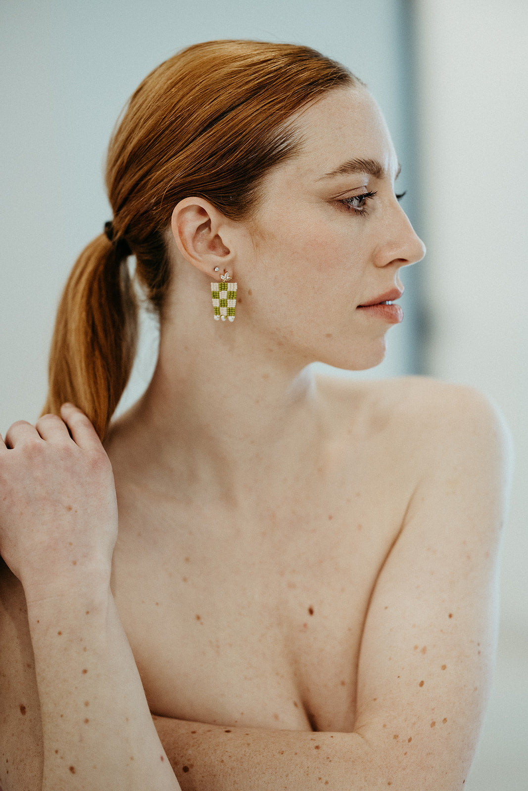 Bohemian Wedding- Beaded Earrings No.7