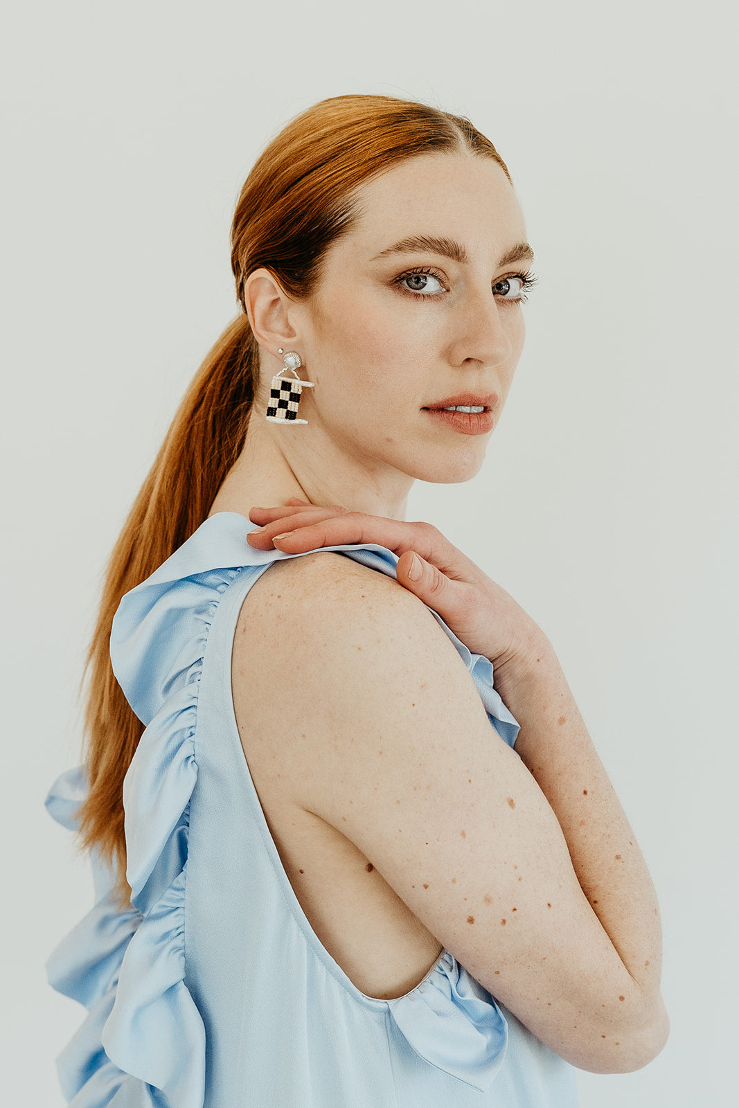 Bohemian Wedding- Beaded Earrings No.27