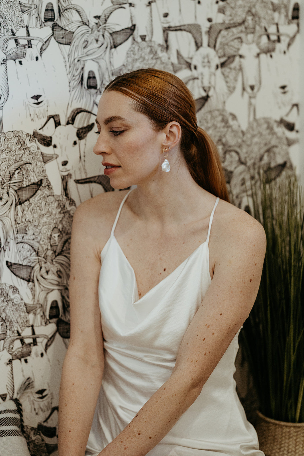 Bohemian Wedding- Beaded Earrings No.23
