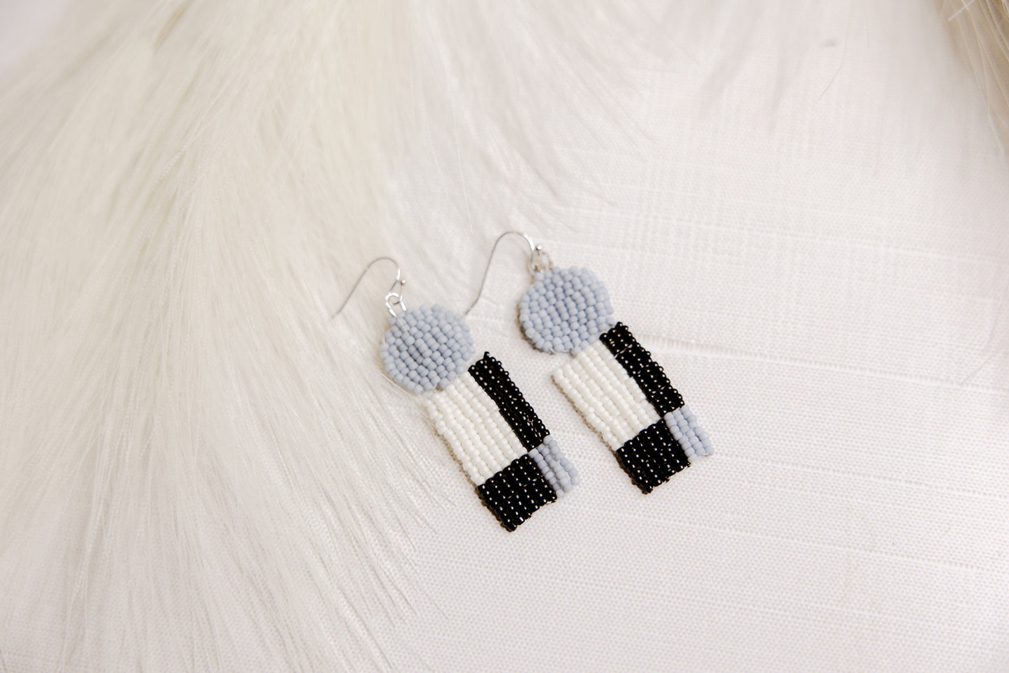 Bohemian Wedding- Beaded Earrings No.10