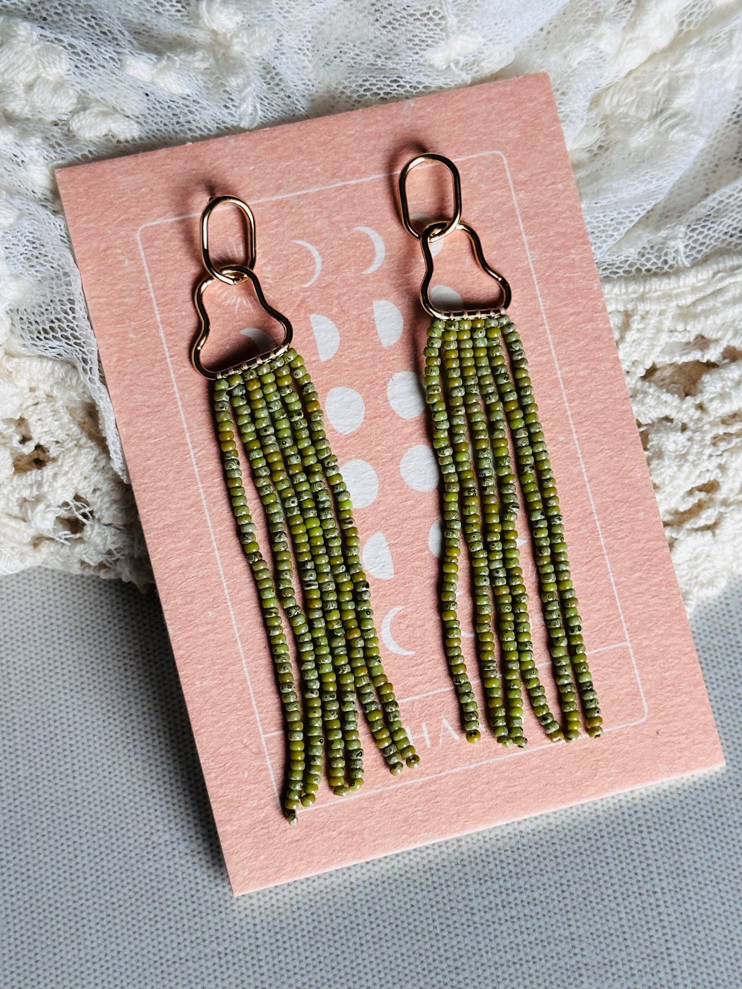 Everyday no.4 beaded fringe