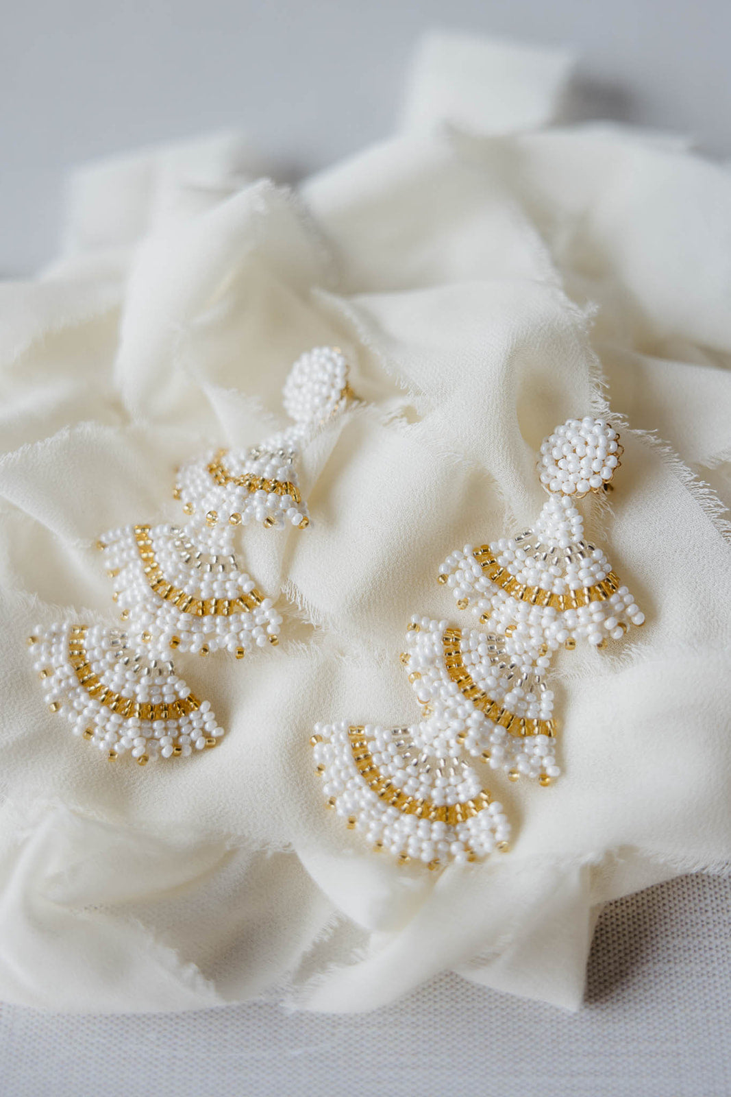 Boho resort no.3 beaded earrings