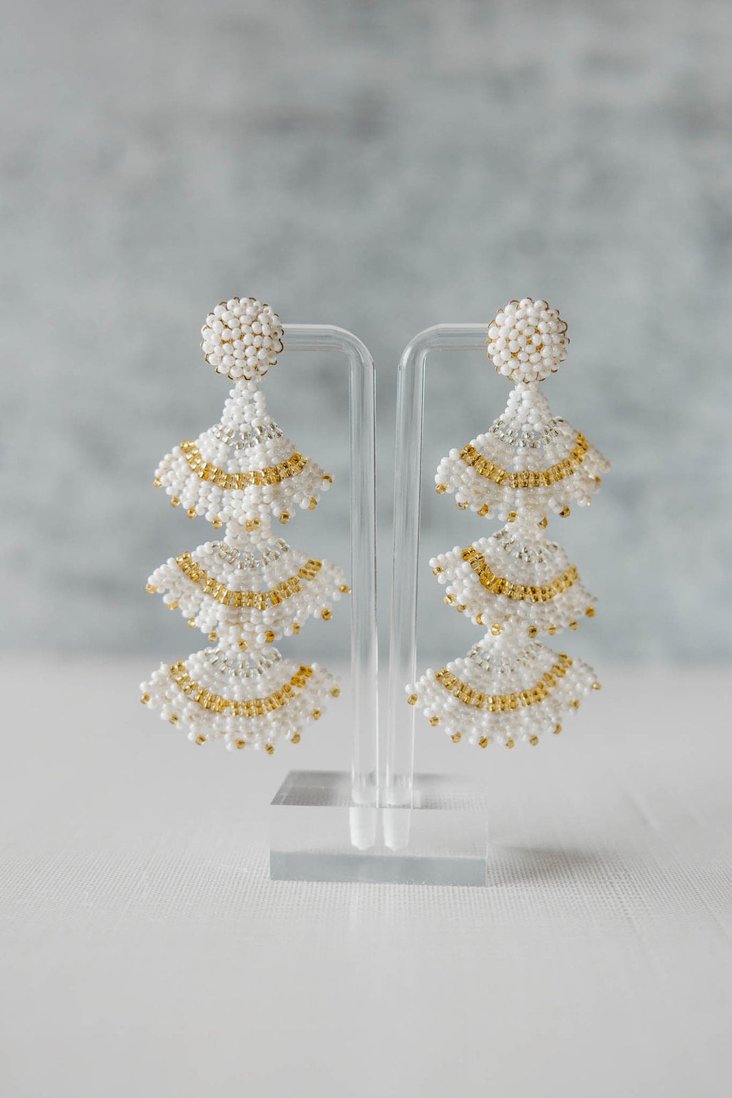 Boho resort no.3 beaded earrings