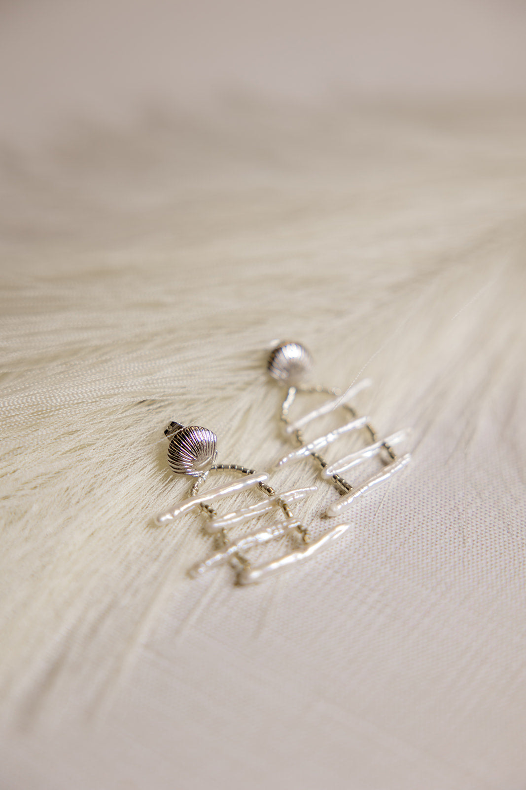 Bohemian Wedding- Beaded Earrings No.16