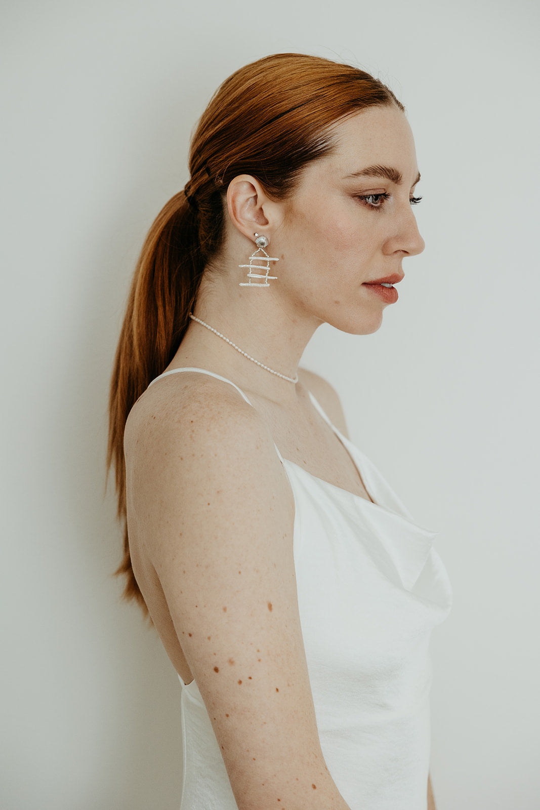 Bohemian Wedding- Beaded Earrings No.16